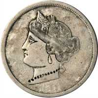 Undated With Cents Liberty Nickel, Liberty with Tiara. Host coin Very Good.