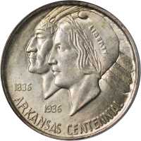1938 Arkansas Centennial. MS-66 (PCGS). CAC.