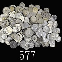 美国银币一毫、两毫半、五毫不同年份一组约264枚。美品 - 近未使用U.S.A. Silver 10, 25 & 50 Cents, group of appro. 264pcs, diff date