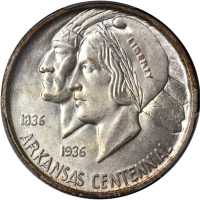1935 Arkansas Centennial. MS-66+ (PCGS). CAC.