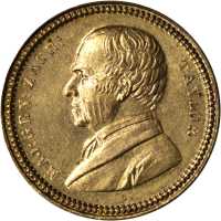 1848 Zachary Taylor. DeWitt-ZT 1848-15. Brass. 30.2 mm. Mint State.