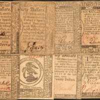 Continental Currency. Collection of (10) Continental Currency Notes from 1775 to 1779. Very Good to 