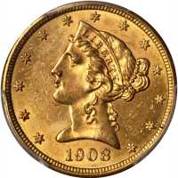 1908 MS-62 (PCGS).