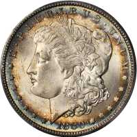 1880-CC Morgan Silver Dollar. MS-64 (PCGS).
