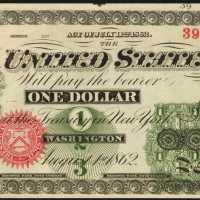 Fr. 16 (W-9). 1862 $1 Legal Tender Note. PCGS Superb Gem New 67 PPQ.