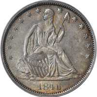 1846-O Liberty Seated Half Dollar. WB-2. Rarity-5. Late Die State. Medium Date. MS-63 (PCGS). CAC.