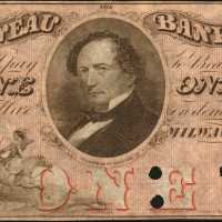 Milwaukee, Wisconsin. Juneau Bank. ND (18xx). $1. Extremely Fine. Archival Specimen.
