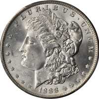 Lot of (3) New Orleans Mint Morgan Silver Dollars. MS-64 (PCGS).