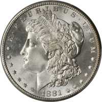 1881-S Morgan Silver Dollar. MS-67+ (PCGS). CAC.