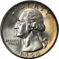 1944 Washington Quarter. MS-67 (PCGS).