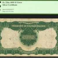 Fr. 226a. 1899 $1 Silver Certificate. PCGS Very Fine 20. Inverted Back Printing.