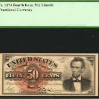 Fr. 1374. 50 Cent. Fourth Issue. PCGS Very Choice New 64.