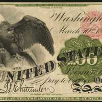 Fr. 165a (W-3432). 1862 $100 Legal Tender Note. PCGS Very Fine 35.