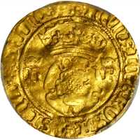英国。亨利八世（1509-47）1英镑。布里斯托尔造币厂。