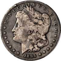 1895-S Morgan Silver Dollar. Good-6 (PCGS).