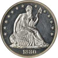 1880 Liberty Seated Half Dollar. Proof-62 (NGC).