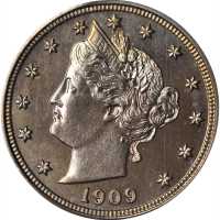 1909 Liberty Head Nickel. Proof-66 (PCGS).