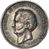 1852 Winfield Scott. DeWitt-WS 1852-14. Silver. 27 mm. MS-63 (NGC).
