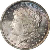 Lot of (3) 1880-S Morgan Silver Dollars. MS-65 (ANACS). OH.