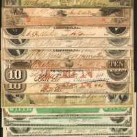 Lot of (22) Notes from South Carolina. Very Good to Gem Uncirculated.