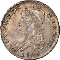 1808/7 Capped Bust Half Dollar. O-101. Rarity-1. EF-40 (PCGS).