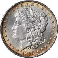 1896-O Morgan Silver Dollar. MS-62 (PCGS).