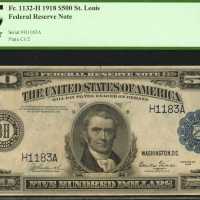 1918年美联储500美元 PCGS BG EF 40