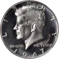 1967 Kennedy Half Dollar. SMS. MS-68 Cameo (NGC).