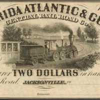 Jacksonville, Florida. Florida Atlantic & Gulf Central Rail Road Co. ND (18xx). $2. Choice Uncircula
