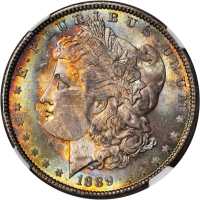 1889 Morgan Silver Dollar. MS-66 * (NGC).