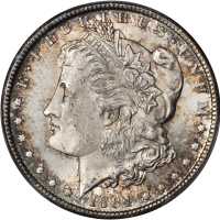 1884-CC Morgan Silver Dollar. MS-62 (PCGS).