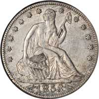 1853-O Liberty Seated Half Dollar. Arrows and Rays. WB-11. Rarity-3. AU-55 (NGC).