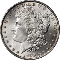 1898 Morgan Silver Dollar. MS-65 (ANACS).