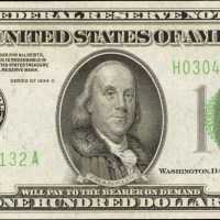 Fr. 2155-H. 1934C $100 Federal Reserve Note. St. Louis. PMG Gem Uncirculated 66 EPQ.