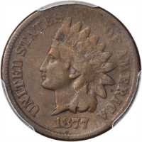 1877 Indian Cent. VG-10 (PCGS).