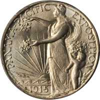 1915-S Panama-Pacific Exposition. MS-66 (PCGS).