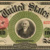 1863年500美元纸钞 PCGS BG MS 64