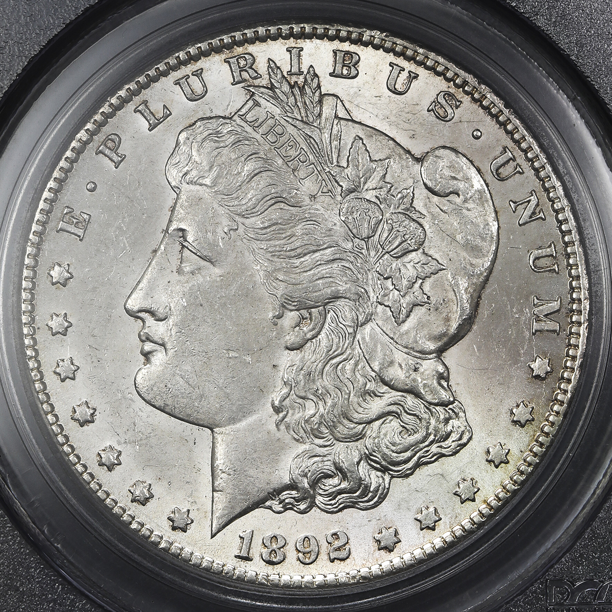 USA アメリカ合众国 Dollar 1892CC  PCGS-AU58 EF