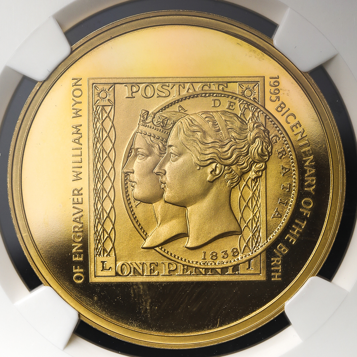 GREAT BRITAIN Elizabeth II エリザベス2世(1952~) AV Medal 1995 NGC-Medal PF68 Ultra Cameo Proof