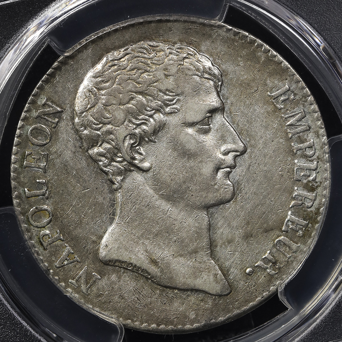 FRANCE Napoleon I ナポレオン1世(1802~15) 5Francs AN12(1803/4)A PCGS-XF45 VF~EF