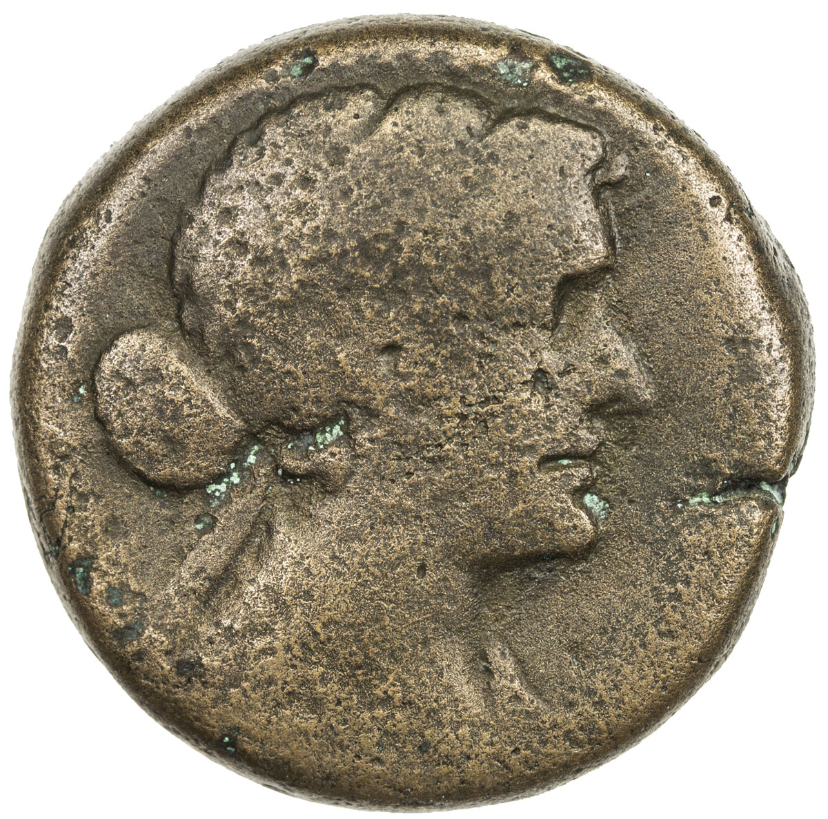 Ancient - Egypt，PTOLEMAIS: Cleopatra VII, 51-30 BC, AE diobol (80 drachmai) (16.33g), Alexandria, Sv