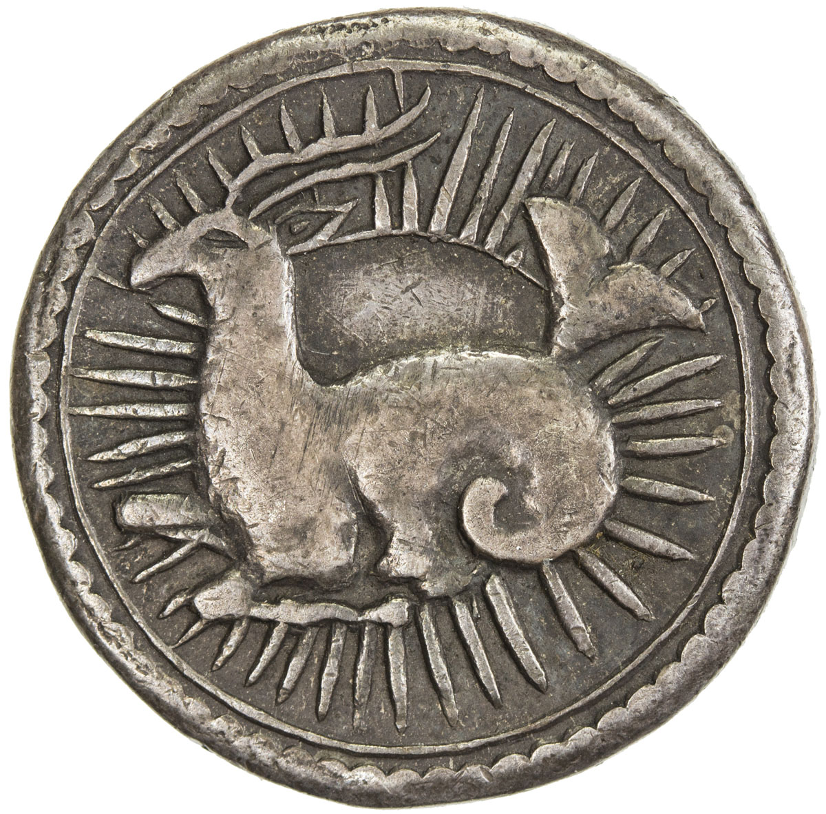 India - Mughal Empire，MUGHAL: Jahangir, 1605-1628, AR rupee (10.67g), 