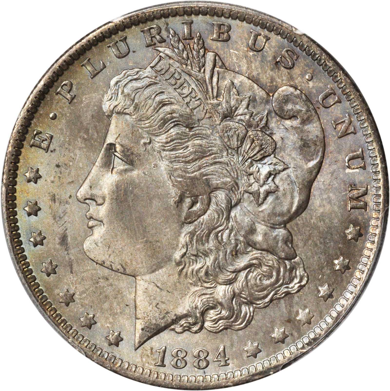 1884-O Morgan Silver Dollar. MS-65 (PCGS).