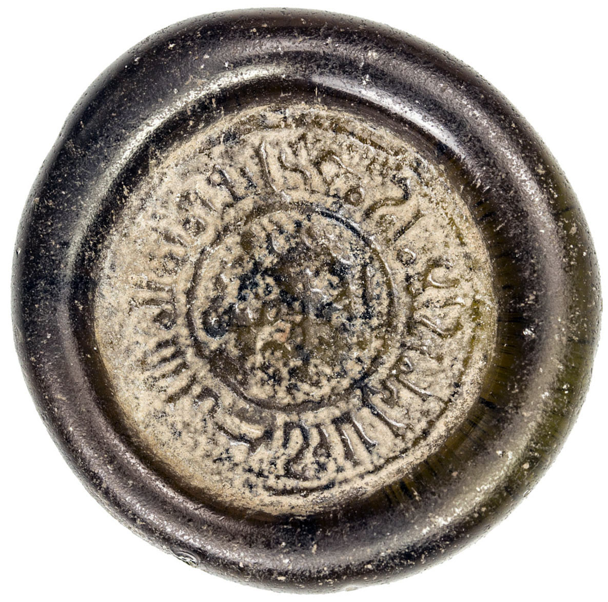 Islamic - Spain & North Africa，FATIMID: al-Mustansir, 1036-1094, glass jeton/weight (5.97g), A-724, 