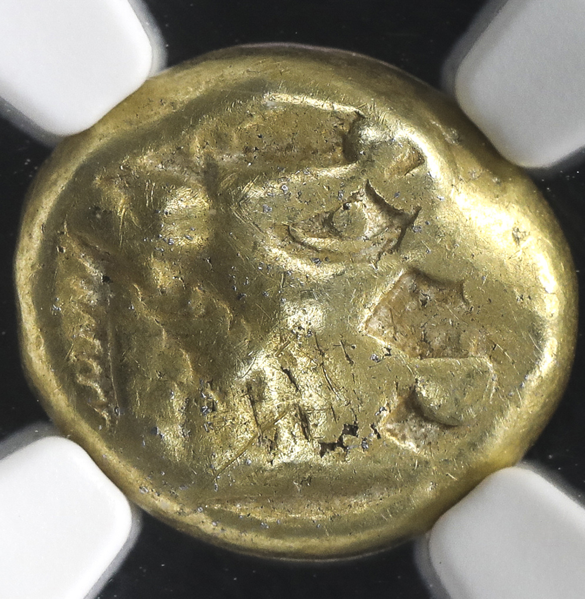 Kingdom of Lydia リディア王国 EL 1/3Stater (Trite) 610~546BC NGC-VF“Strike3/5 Surface4/5” -VF