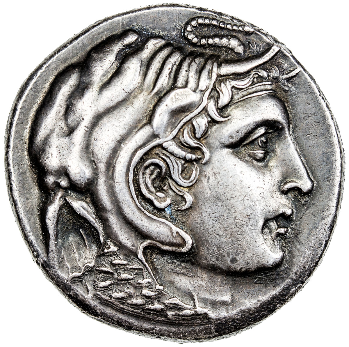 Ancient - Egypt，PTOLEMAIS: Ptolemy I, as Satrap, 323-305 BC, AR tetradrachm (17.08g), Alexandria, Sv
