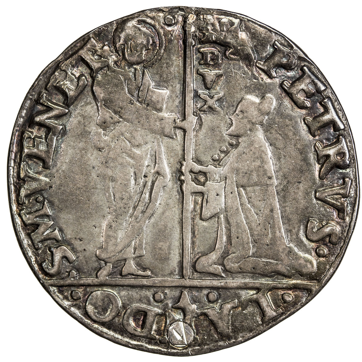 World Coins - Europe，VENICE: Pietro Lando, 1539-1545, AR lira mocenigo (5.87g), Paol-5, PETRVS LANDO