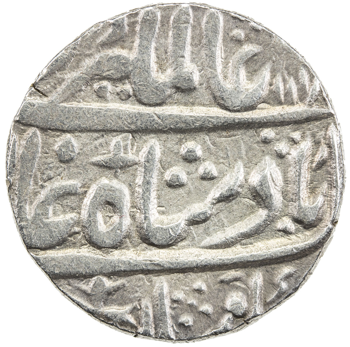 India - Mughal Empire，MUGHAL: Alamgir II, 1754-1759, AR rupee (11.32g), Najibabad, AH117x year 6, KM