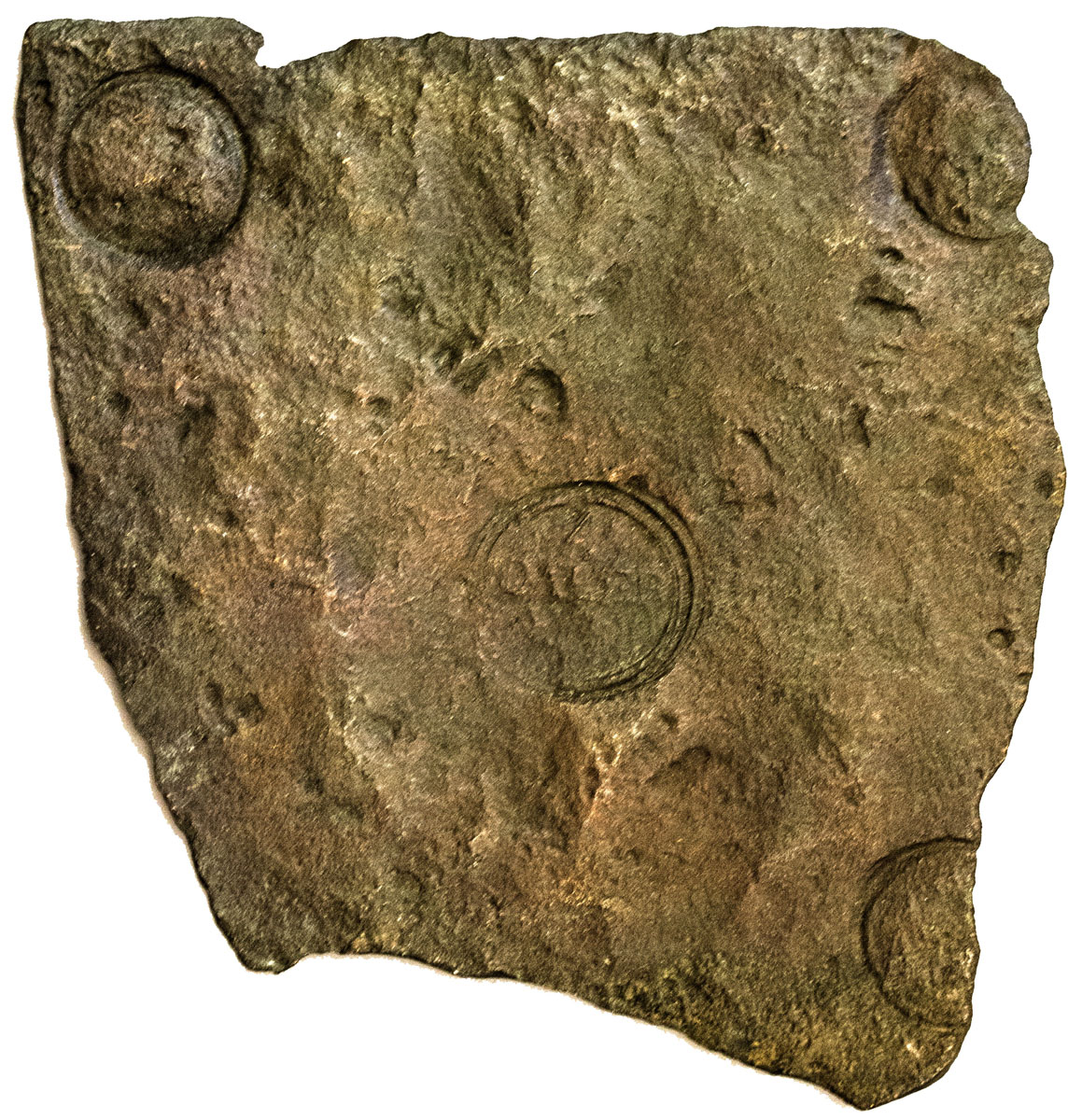 World Coins - Europe，SWEDEN: Frederick I, 1720-1751, AE 4 daler plate money, Avesta, DM, KM-—, cente