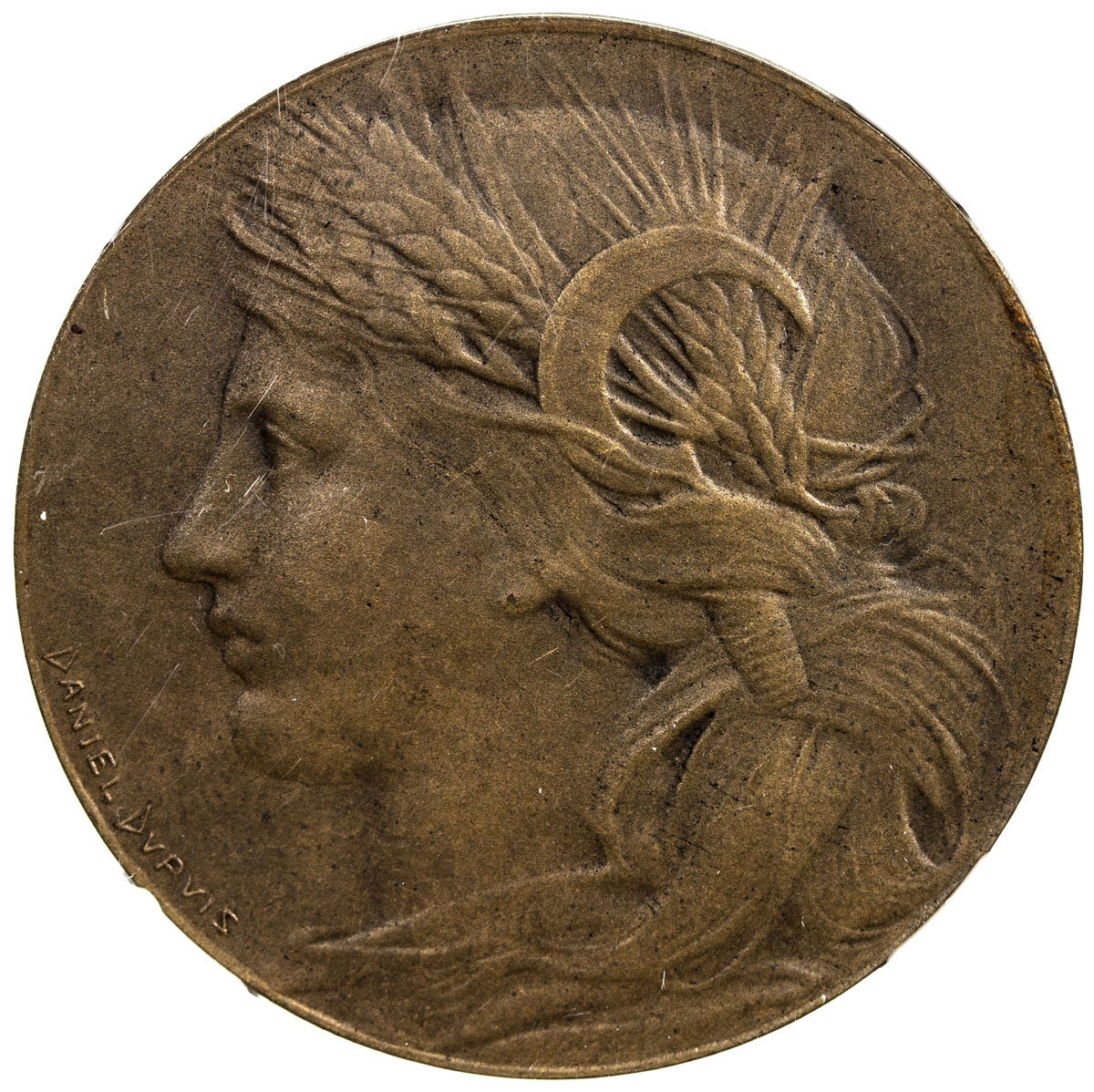 US Coins, Tokens & Medals，UNITED STATES:1904, bronze medal, H-30-270, NGC graded MS64, Louisiana Pur